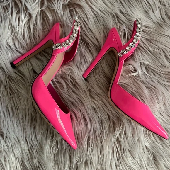 Aminah Abdul Jillil Soleil Slingback Barbie Heels - Picture 4 of 13